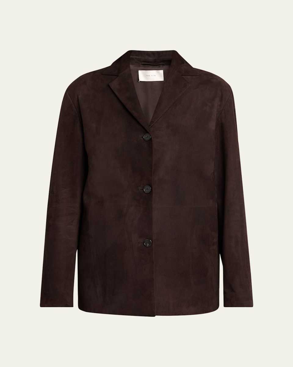 Fabian Suede Single-Breasted Jacket